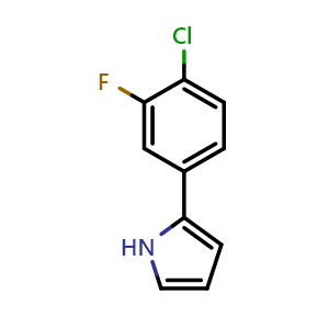 2-(4-Chloro-3-fluorophenyl)-1H-pyrrole