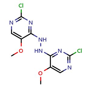 2-chloro-4-[2-(2-chloro-5-methoxypyrimidin-4-yl)hydrazin-1-yl]-5-methoxypyrimidine