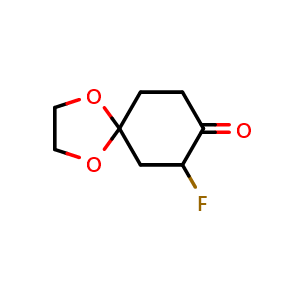 7-fluoro-1,4-dioxaspiro[4.5]decan-8-one