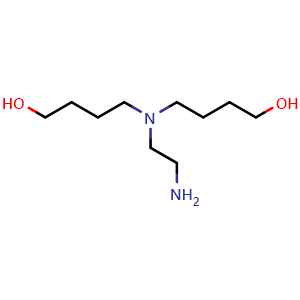 Chemical structure of 4-[(2-aminoethyl)(4-hydroxybutyl)amino]butan-1-ol , CAS 197966-97-5, AChemBlock AD240986