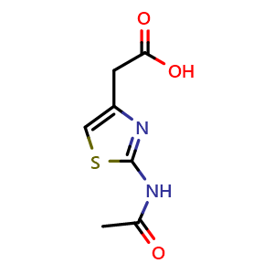 2-(2-acetamido-1,3-thiazol-4-yl)acetic acid