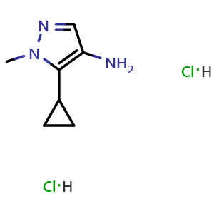 5-cyclopropyl-1-methyl-1H-pyrazol-4-amine dihydrochloride