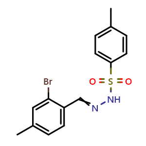 N'-(2-bromo-4-methylbenzylidene)-4-methylbenzenesulfonohydrazide