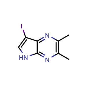 7-iodo-2,3-dimethyl-5H-pyrrolo[2,3-b]pyrazine
