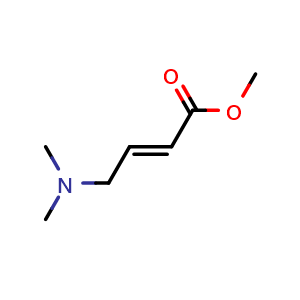 Chemical structure of methyl (2E)-4-(dimethylamino)but-2-enoate , CAS 212776-19-7, AChemBlock AD241139