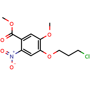Methyl 4-(3-chloropropoxy)-5-methoxy-2-nitrobenzoate