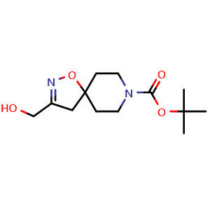 tert-butyl 3-(hydroxymethyl)-1-oxa-2,8-diazaspiro[4.5]dec-2-ene-8-carboxylate