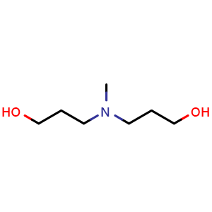 Chemical structure of 3-[(3-hydroxypropyl)(methyl)amino]propan-1-ol , CAS 2158-67-0, AChemBlock AD241180
