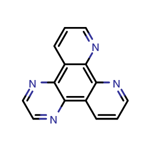 Chemical structure of 1,4,8,9-tetraazatriphenylene , CAS 217-90-3, AChemBlock AD241211