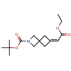 tert-Butyl 6-(2-ethoxy-2-oxoethylidene)-2-azaspiro[3.3]heptane-2-carboxylate