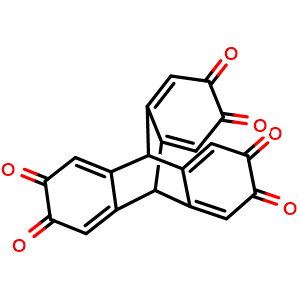 Chemical structure of 9,10-[1,2]Benzenoanthracene-2,3,6,7,14,15(9H,10H)-hexaone , CAS 2253629-27-3, AChemBlock AD241291