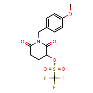 1-(4-methoxybenzyl)-2,6-dioxopiperidin-3-yl trifluoromethanesulfonate