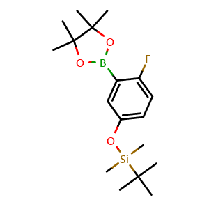 tert-butyl[4-fluoro-3-(4,4,5,5-tetramethyl-1,3,2-dioxaborolan-2-yl)phenoxy]dimethylsilane