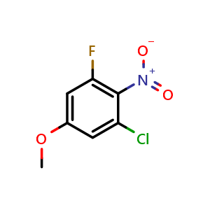 1-chloro-3-fluoro-5-methoxy-2-nitrobenzene