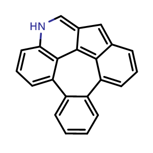 Chemical structure of 3H-3-Azadibenzo[g,ij]naphtho[2,1,8-cde]azulene , CAS 2408302-78-1, AChemBlock AD241440