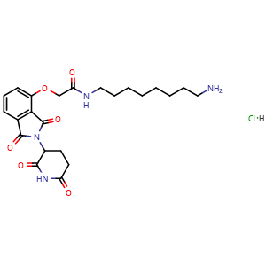 N-(8-aminooctyl)-2-((2-(2,6-dioxopiperidin-3-yl)-1,3-dioxoisoindolin-4-yl)oxy)acetamide hydrochloride