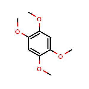 Chemical structure of 1,2,4,5-tetramethoxybenzene , CAS 2441-46-5, AChemBlock AD241472