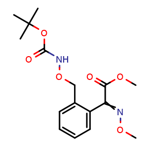 Methyl 2-{2-[({[(tert-Butoxy)carbonyl]amino}oxy)methyl]phenyl}-2-(methoxyimino)acetate