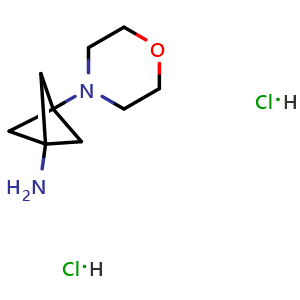 3-morpholinobicyclo[1.1.1]pentan-1-amine dihydrochloride