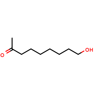 Chemical structure of 9-hydroxynonan-2-one , CAS 25368-56-3, AChemBlock AD241520