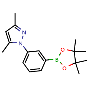 3,5-dimethyl-1-[3-(4,4,5,5-tetramethyl-1,3,2-dioxaborolan-2-yl)phenyl]-1H-pyrazole