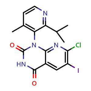 7-Chloro-6-iodo-1-[4-methyl-2-(1-methylethyl)-3-pyridinyl]pyrido[2,3-d]pyrimidine-2,4(1H,3H)-dione