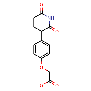 2-[4-(2,6-dioxo-3-piperidyl)phenoxy]acetic acid