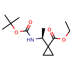 Ethyl 1-[(1S)-1-(tert-Butoxycarbonylamino)ethyl]cyclopropanecarboxylate