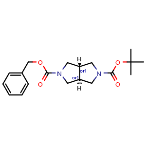 2-benzyl 5-(tert-butyl) rel-(3aR,6aR)-tetrahydropyrrolo[3,4-c]pyrrole-2,5(1H,3H)-dicarboxylate