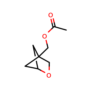 Chemical structure of 2-oxabicyclo[2.1.1]hexan-4-ylmethyl acetate , CAS 2983059-63-6, AChemBlock AD241797