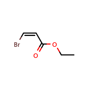 Chemical structure of Ethyl cis-3-Bromoacrylate , CAS 31930-34-4, AChemBlock AD241848
