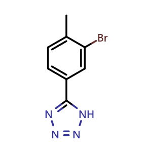5-(3-bromo-4-methylphenyl)-1H-1,2,3,4-tetrazole