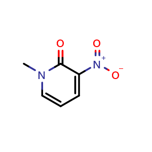 Chemical structure of 1- Methyl -3-nitropyridin-2(1H)-one , CAS 32896-91-6, AChemBlock AD241875