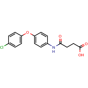 3-{[4-(4-chlorophenoxy)phenyl]carbamoyl}propanoic acid