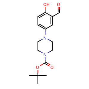 tert-Butyl 4-(3-formyl-4-hydroxyphenyl)piperazine-1-carboxylate