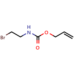 Chemical structure of Allyl (2-bromoethyl)carbamate , CAS 347372-90-1, AChemBlock AD241929