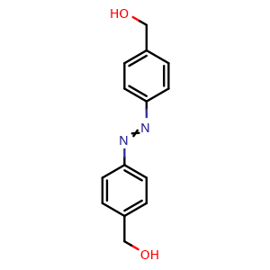 Chemical structure of (4-{2-[4-(hydroxymethyl)phenyl]diazen-1-yl}phenyl)methanol , CAS 37797-30-1, AChemBlock AD242025