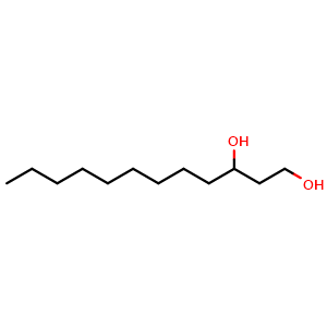 Chemical structure of 1,3-Dodecanediol , CAS 39516-24-0, AChemBlock AD242062