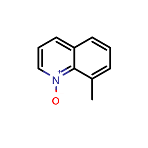Chemical structure of 8-Methylquinoline 1-oxide , CAS 4053-38-7, AChemBlock AD242084