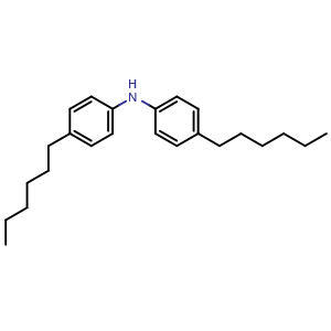 Chemical structure of 4-hexyl-N-(4-hexylphenyl)aniline , CAS 419566-33-9, AChemBlock AD242107