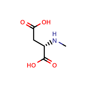 Chemical structure of (2S)-2-(methylamino)butanedioic acid , CAS 4226-18-0, AChemBlock AD242113