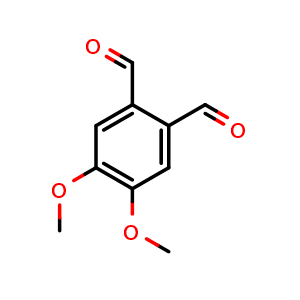 Chemical structure of 4,5-dimethoxyphthalaldehyde , CAS 43073-12-7, AChemBlock AD242130