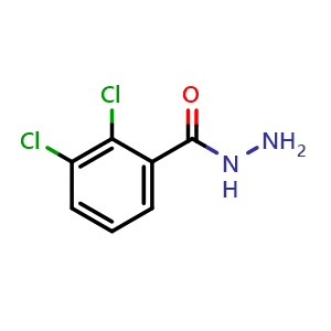 Chemical structure of 2,3-Dichlorobenzohydrazide , CAS 438197-19-4, AChemBlock AD242142
