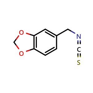 Chemical structure of 3,4-(Methylenedioxy)benzylisothiocyanate , CAS 4430-47-1, AChemBlock AD242149