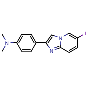 4-{6-iodoimidazo[1,2-a]pyridin-2-yl}-N,N-dimethylaniline