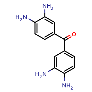 Chemical structure of 4-(3,4-diaminobenzoyl)benzene-1,2-diamine , CAS 5007-67-0, AChemBlock AD242214