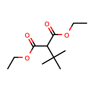 Chemical structure of 1,3-diethyl 2-tert-Butylpropanedioate , CAS 51939-85-6, AChemBlock AD242268