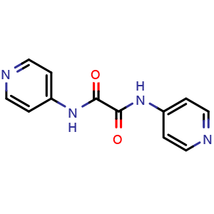 Chemical structure of N,N'-bis(pyridin-4-yl)ethanediamide , CAS 53118-43-7, AChemBlock AD242299