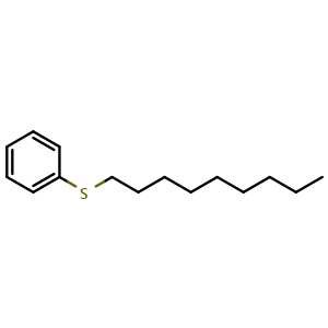 Chemical structure of Nonyl(phenyl)sulfane , CAS 56358-04-4, AChemBlock AD242385