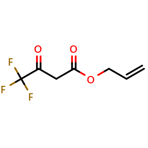 Chemical structure of Allyl 4,4,4-Trifluoro-3-oxobutanoate , CAS 571178-40-0, AChemBlock AD242407
